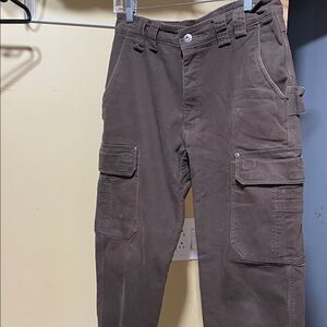 Men's Dark Brown Cargo Pants